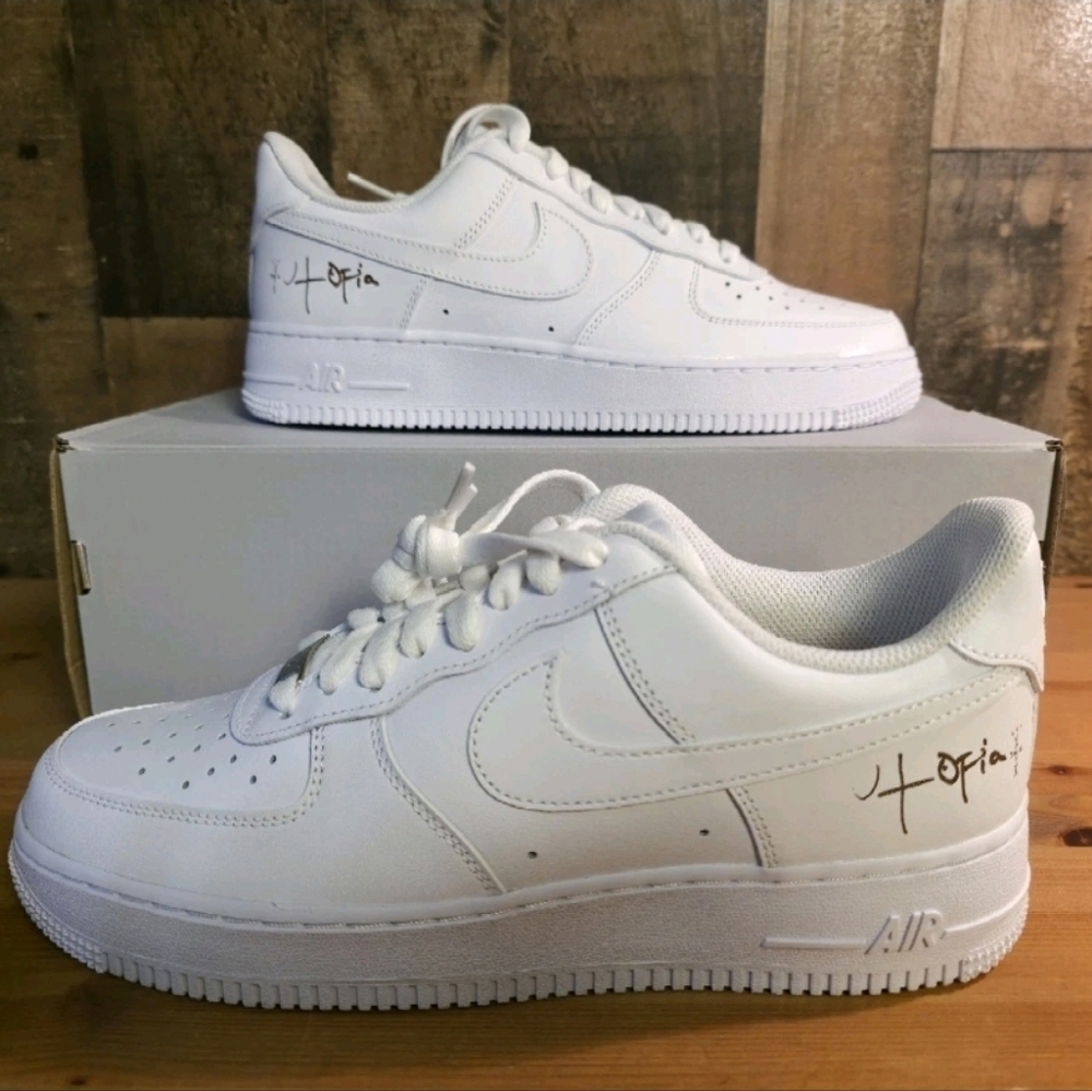 Nike Air Force 1 Women Size 10 Travis Scott Cactus Jack Utopia Edition 112025 - Picture 4 of 11
